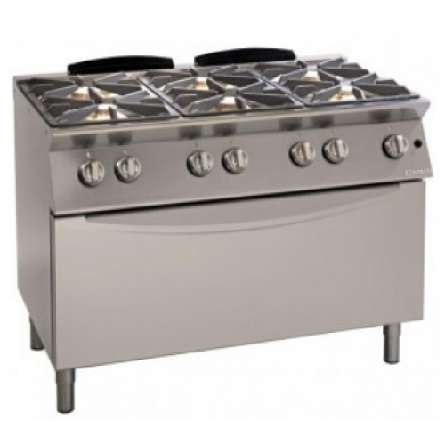 Eco. 6 Burner Gas Cooker With Max Oven