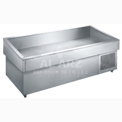 Heavy Duty Stainless-steel Open Type Fish Display Chiller